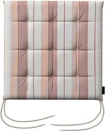 Poduszka na krzesło Karol, czerwone pasy, 40 x