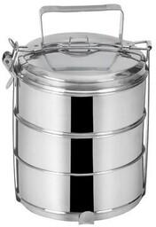 Orion Menażka 3x 1,3 l, stal, 3 piętra