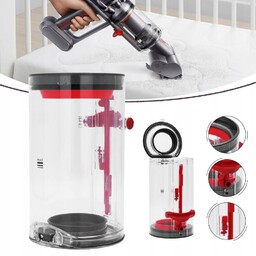 Bezprzewodowy Pojemnik na Kurz do Odkurzacza Pojemnik