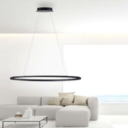 Paul Neuhaus Lampa wisząca Titus, możliwość ściemniania, czarny,