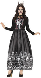 Strój królowa szkielet-M
