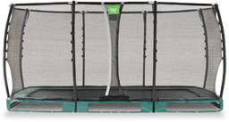 Trampolina naziemna Allure Premium 244x427cm zielona Exit