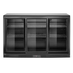 Lodówka barowa Arktic 308L 3 drzwi suwane LED