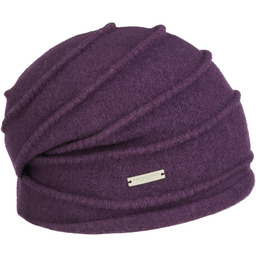 Czapka Uni Headsock by Seeberger, śliwkowy, One Size