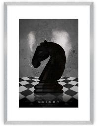 Plakat Chess III, 30 x 40 cm, Ramka: