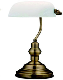 Globo lampa stołowa Antique 2492 stare złoto, szkło