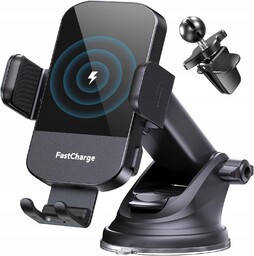 Ladowarka Samochodowa Uchwyt Na Telefon Bezprzewodowa M12 2w1