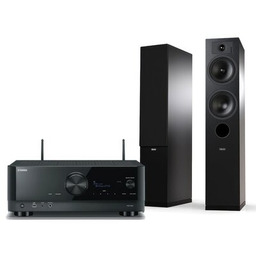 YAMAHA Zestaw stereo RX-V4A + INDIANA Line Tesi
