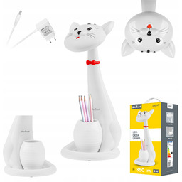 Lampka na biurko dla dzieci biurkowa Led Kot
