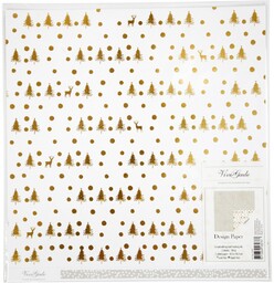 Papier ozdobny 30,5x30,5cm 3ark 180g Deer and dots