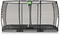 Trampolina naziemna Allure Premium 214x366cm czarna Exit