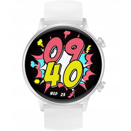 Smartwatch damski Manta Alexa Mini Biały Set