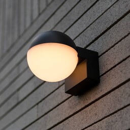 LUTEC Kinkiet zewnętrzny LOOMA, aluminiowy / szary /