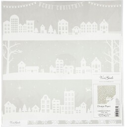 Papier ozdobny 30,5x30,5cm 3ark 180g Christmas ViviGade YR25344-89781