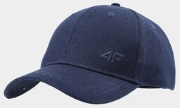 Czapka z daszkiem strapback unisex 4F 4FWSS24ACABU271-31S Granatowy