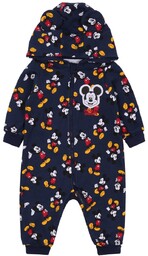 Granatowy pajacyk niemowlęcy Myszka Mickey, certyfikat OEKO-TEX STANDARD