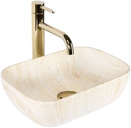 Rea UMYWALKA NABLATOWA BELINDA MINI TRAVERTINE MATT