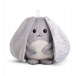Maskotka Szumisie Szumiący Królik Miluś szary 17 cm