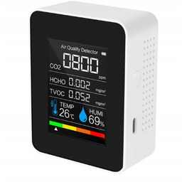 Monitor Detektor Jakości Powietrza CO2 Ppm Wilgotność Temp