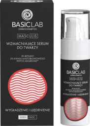 BasicLab Masculis, wzmacniające serum do twarzy, wygładzenie