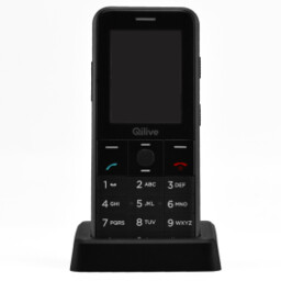 Qilive - Telefon komórkowy dla seniora Qsenior/RF068 czarny