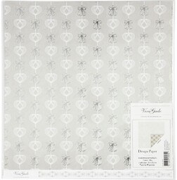 Papier ozdobny 30,5x30,5cm 3ark 180g Silver Angels ViviGade