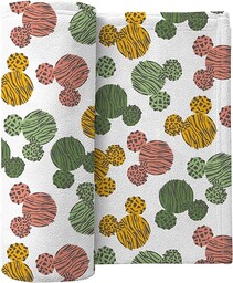Disney Myszka Miki Jungle Bryzgły flanelowy koc, jeden
