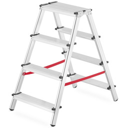 Drabina domowa dwustronna 2x4 stopnie HIGHER - 2,85