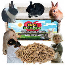 Karma dla królików granulat pellet zbilansowana , witaminy