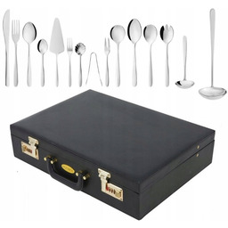 Zestaw Ambition Sztućce Roma Walizka 72set 12osób