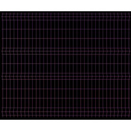 Panel ogrodzeniowy 200 x 250 cm Ø4 zielony