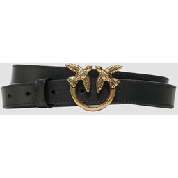 PINKO Czarny pasek damski Love Berry H2 Belt