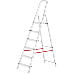 Drabina domowa aluminiowa jednostronna HIGHER 6-stopniowa - 3,20