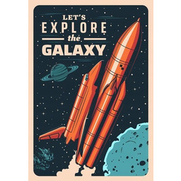 PUZZLE Kosmos Planety Galaxy A3 252 el