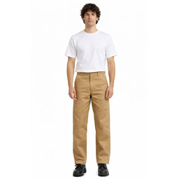 DICKIES KLASYCZNE SPODNIE CHINOS BEŻOWE Z KIESZENIĄ BOCZNĄ