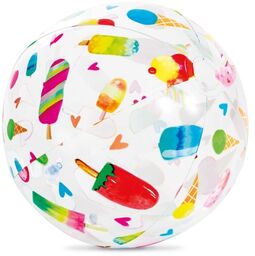 Piłka plażowa, dmuchana, lody, Intex, 51 cm