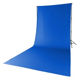 Quadralite Tło tekstylne niebieskie 2,85m x 6m