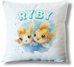 Poduszka znak zodiaku horoskop zodiak poduszka dziecięca ryby