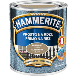 Farba Prosto Na Rdzę Złoty Młotkowy 2,5 l