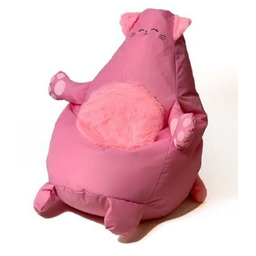 Go Gift Pufa worek sako KOTEK różowy L