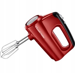Mikser Ręczny Czerwony 350W 5 Prękdości Turbo Chromowane