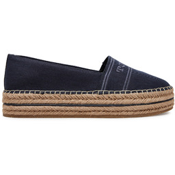 Espadryle Tommy Hilfiger Denim Platform Espadrille FW0FW08543 Granatowy