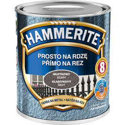 Farba Prosto Na Rdzę Szary Młotkowy 2,5 l