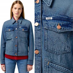 Wrangler HERITAGE JACKET Mid Stone DżINS DAMSKA KATANA