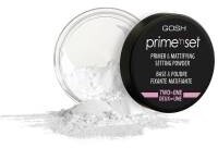 Gosh Prime''n Set, puder-fixer utrwalająco-matujący do twarzy, 2w1,