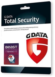 Oprogramowanie G DATA Total Security 3PC 1rok karta-klucz