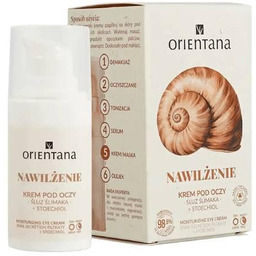Orientana Naturalny krem nawilżający pod oczy ze śluzem