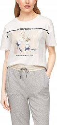 s.Oliver t-shirt damski biały XL/42