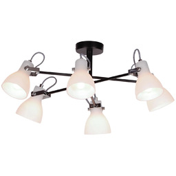 Lumes Loftowy żyrandol z ruchomymi kloszami - S599