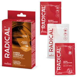 RADICAL Regenerujący zabieg laminacji włosów (maska 15ml, booster